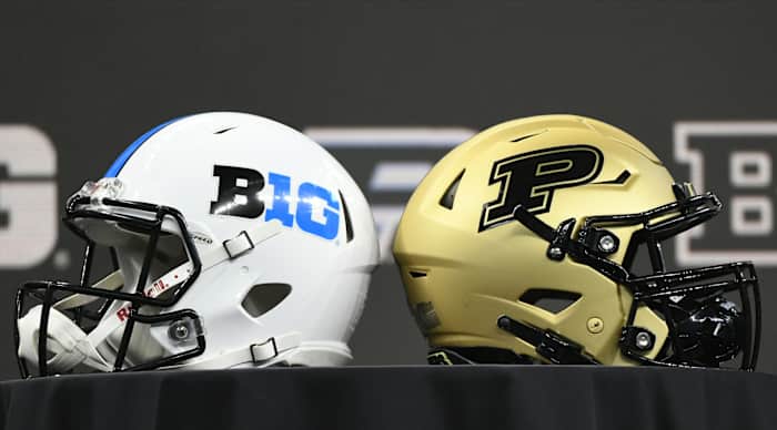 Purdue big ten helmet